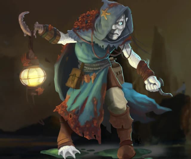 Character artwork by a Snaggletooth Forge artist