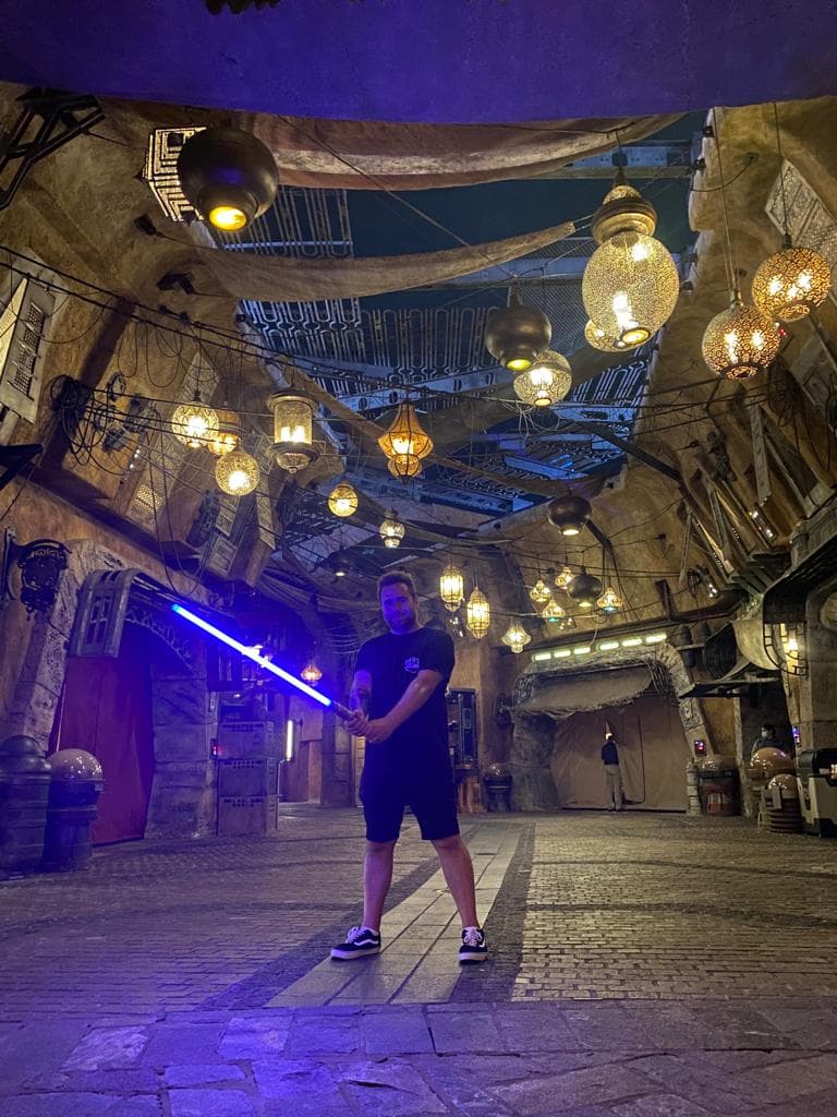 Tom at a Star Wars event